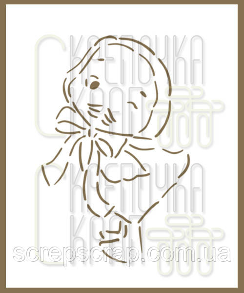 Трафарет для пряників курчата