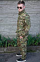 Тактичний костюм мультикам з ріпстопу 56 розмір + подарунок нашивка, фото 2