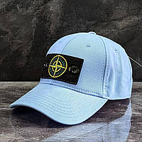 Мужская кепка Stone Island голубая