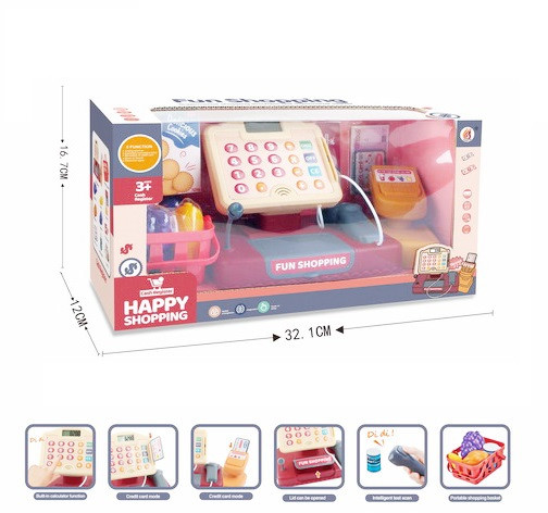 Касовий апарат 8288A-1 з набором батар.муз.кор.32,1*12*16,7 /36/