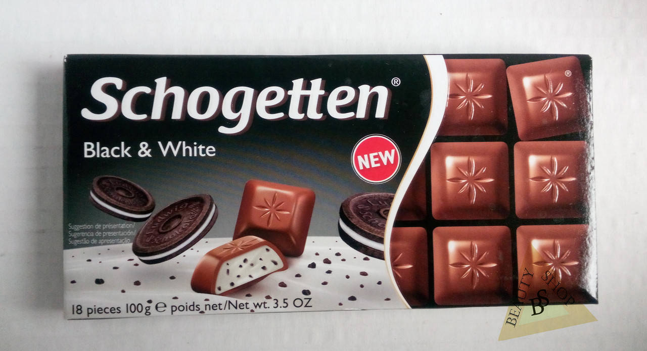 

Schogetten белый шоколад Black White 100 гр