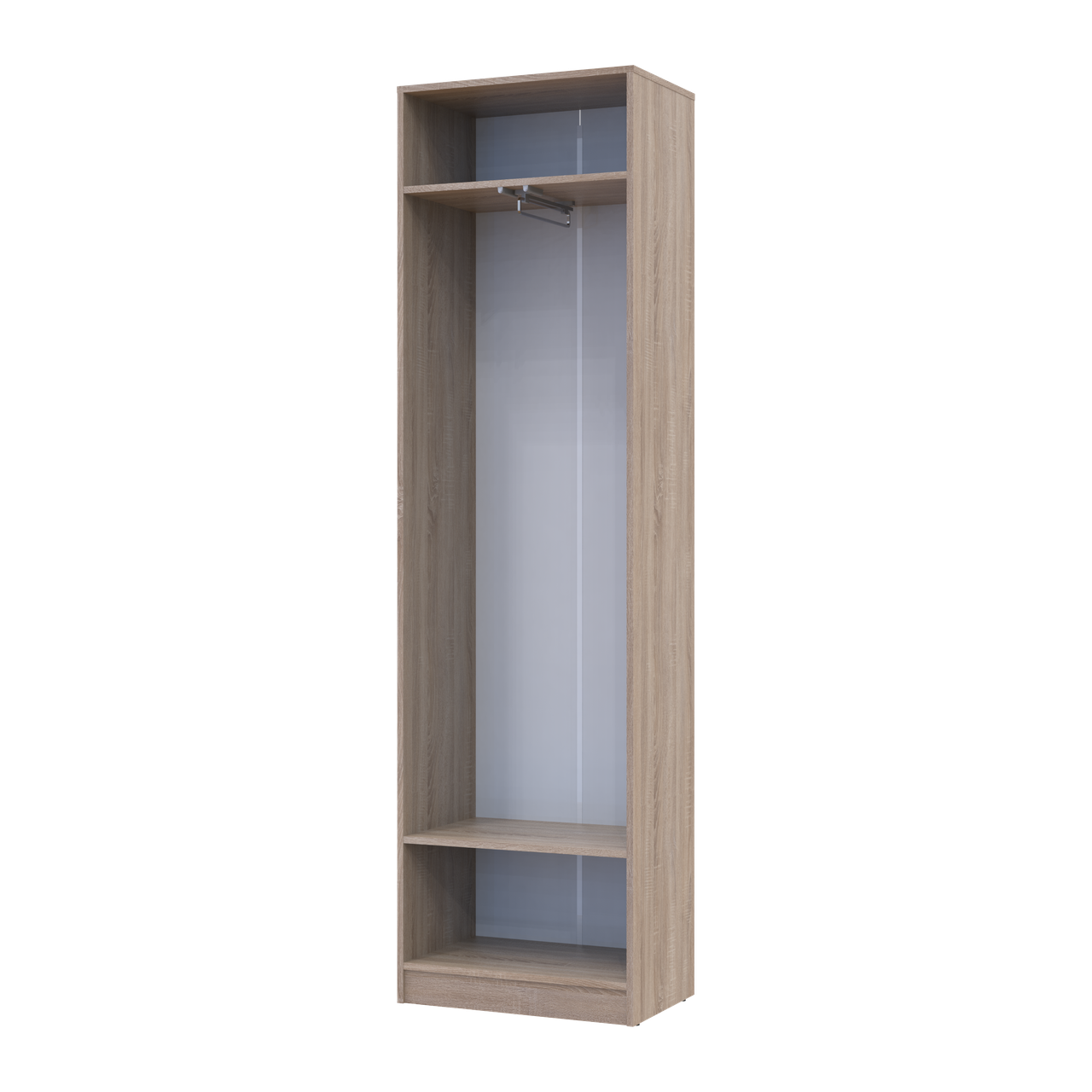 Шафа для одягу Doros Сола Дуб Сонома/Білий ДСП 60х40х215 (44900344) 5