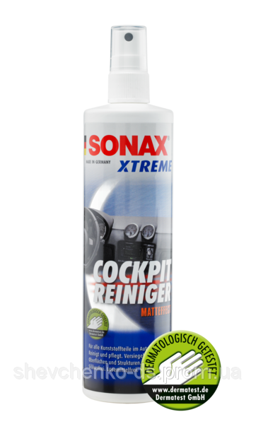 

Sonax Xtreme жидкость для чистки панели приборов с матовым эффектом.