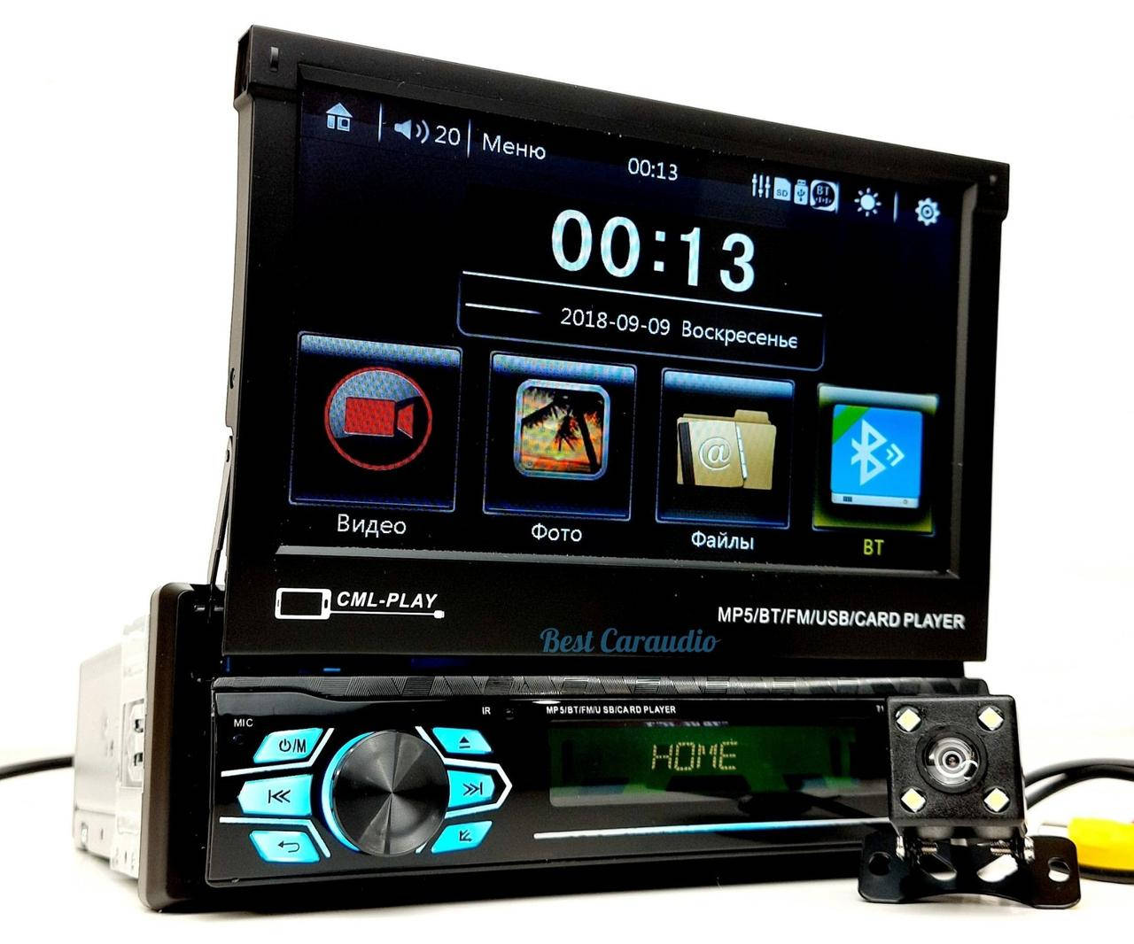 

Автомагнитола 1-Din с выездным экраном 7" Pioneer 7130CRB с USB, AUX, Bluetooth