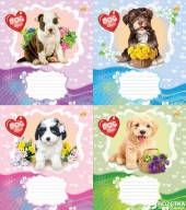 

Тетрадь "Тетрада " 12 листов, клетка, ассорти