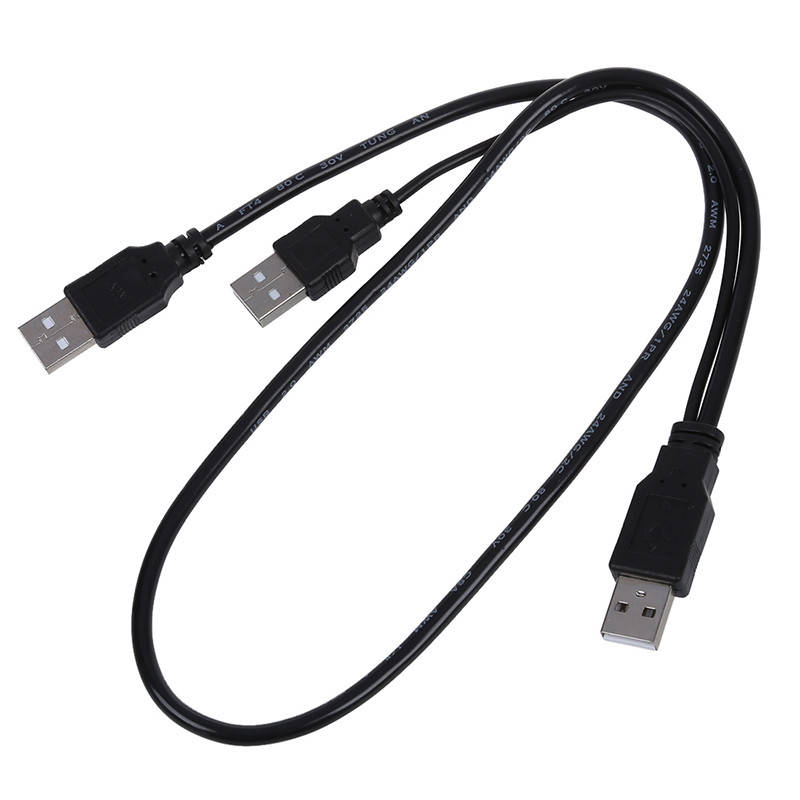 

Usb 2.0 Y кабель для SSD карманов Usb папа на Usb папа с дополнительным Usb питанием