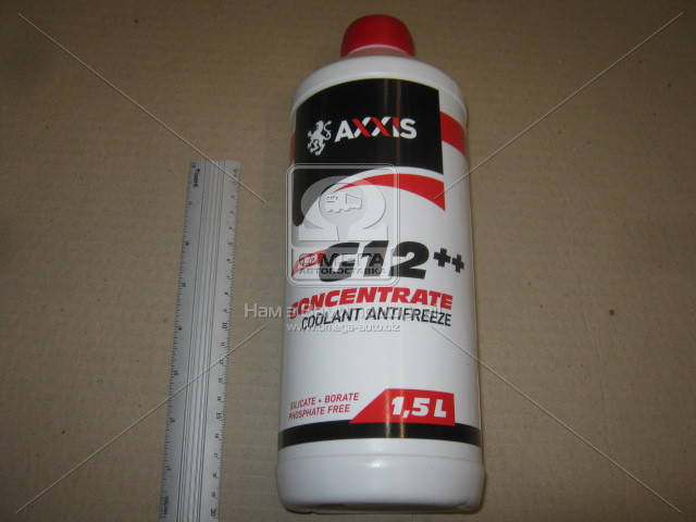 

Антифриз концентрат красный -80C G12 AXXIS 1.5л 48021106362