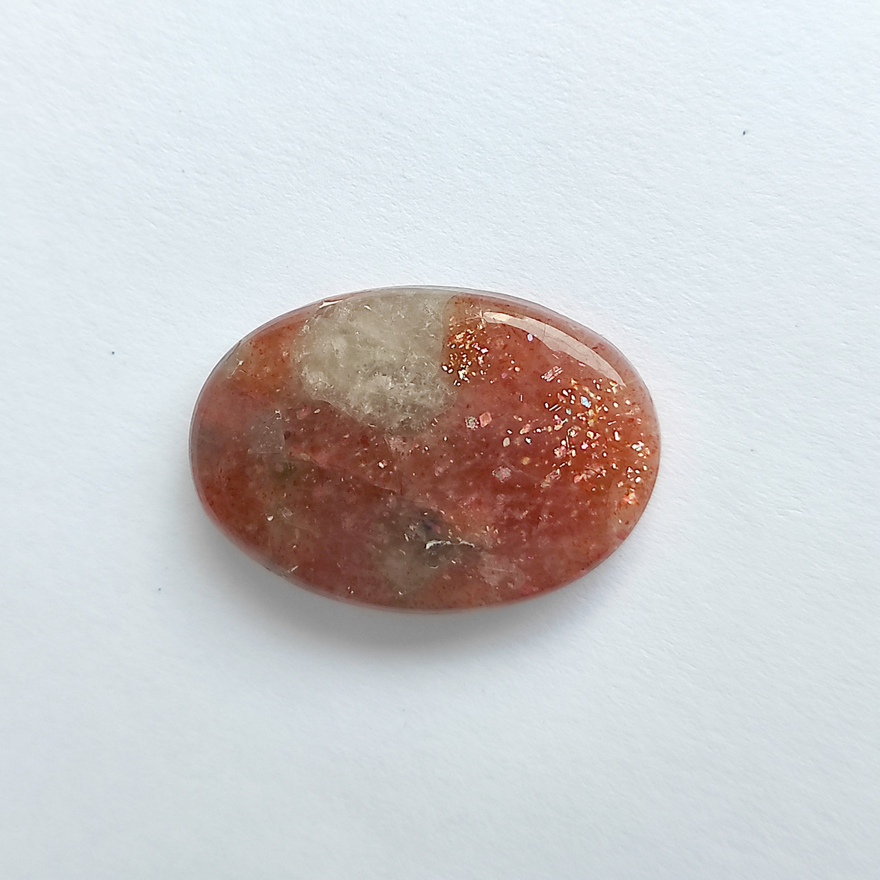 Сонячний камінь кабошон, геліоліт - ювелірна вставка, натуральний камінь для створення ювелірних прикрас 36 ct, фото 1