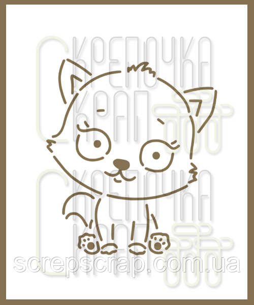 Трафарет для пряників Кіт