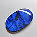 Лабрадор кабошон синій - вставка двостороння ювелірна, натуральний камінь для створення прикрас 174,5 ct, фото 5