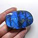 Лабрадор кабошон синій - вставка двостороння ювелірна, натуральний камінь для створення прикрас 174,5 ct, фото 8