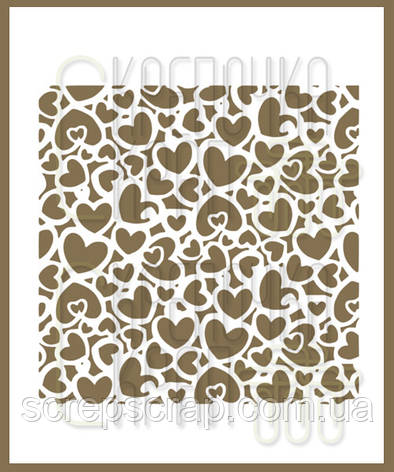 Трафарет для пряників фон, фото 1