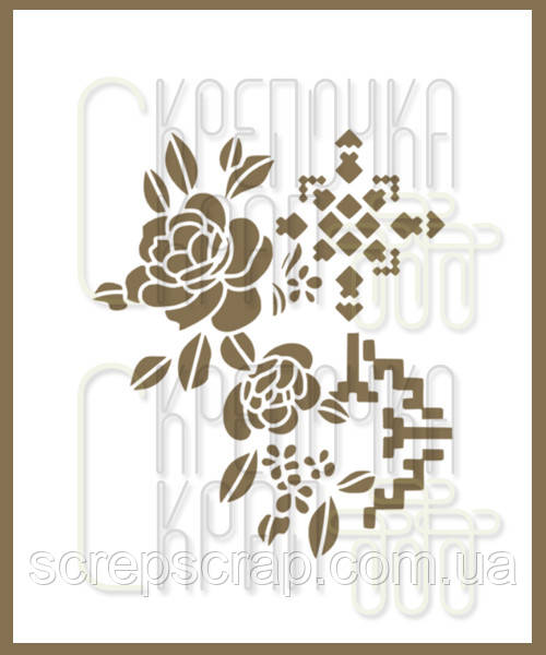 Трафарет для пряників фон