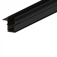 Шинопровід для низьковольтних трекових світильників Feron CAB М1001 чорний вбудований 1 метр