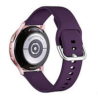 Ремешок силиконовый 20мм для часов универсальный Фиолетовый BeWatch (1012513)