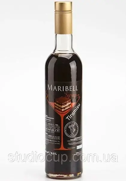 Сироп коктейльний Maribell Тірамісу 700 мл.