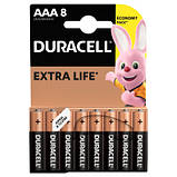 Батарейка Duracell AAA MN2400 LR03 * 8 (5000394203341 / 81480364), фото 2