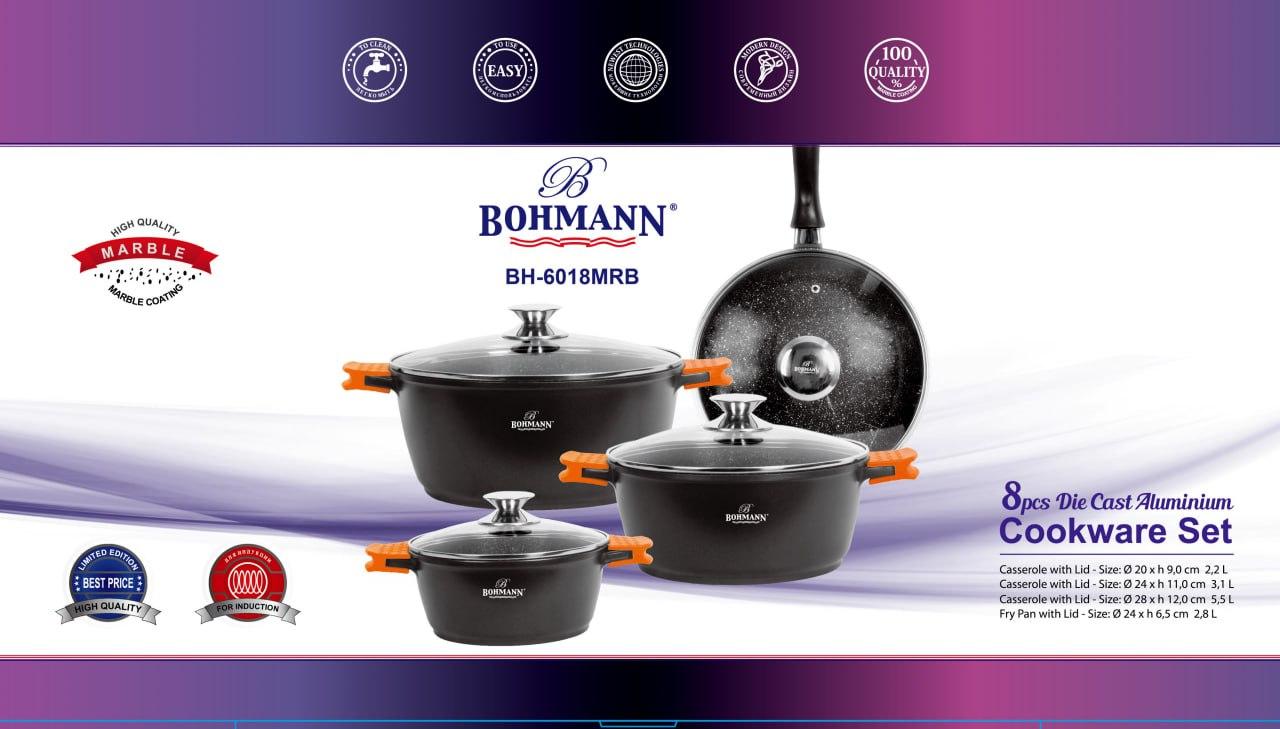 Набір посуду Bohmann BH 6018 MRB 8 предметів