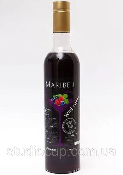Сироп коктейльний Maribell Лісові ягоди 700 мл.