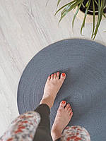 Бавовняний безворсовий двосторонній натуральний килим ручної роботи в стилі zara home, ikea, h&m home