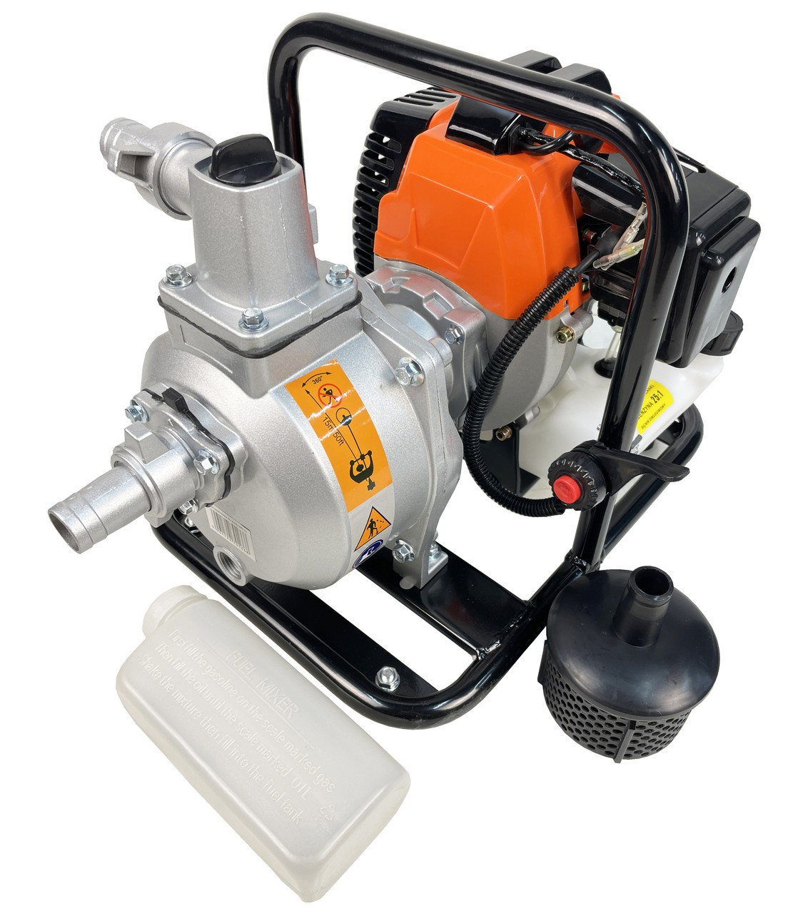 Мотопомпа бензинова EuroCraft 3800w [3.6 к.с, 134 л/хв, Висота підіймання - 30м], фото 1