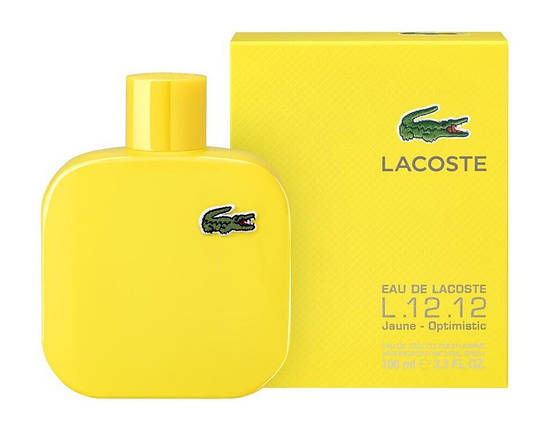 Lacoste Eau de Lacoste L.12.12 Yellow (Jaune) туалетна вода 100 ml. (Лакост Еау Де Л.12.12 Еллов (Жане)), фото 2