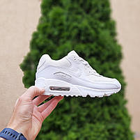 Жіночі кросівки весна літо білі Nike Air Max 90. Взуття жіноче біле на літо Найк Аїр Макс 90, фото 3