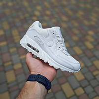Жіночі кросівки весна літо білі Nike Air Max 90. Взуття жіноче біле на літо Найк Аїр Макс 90, фото 9