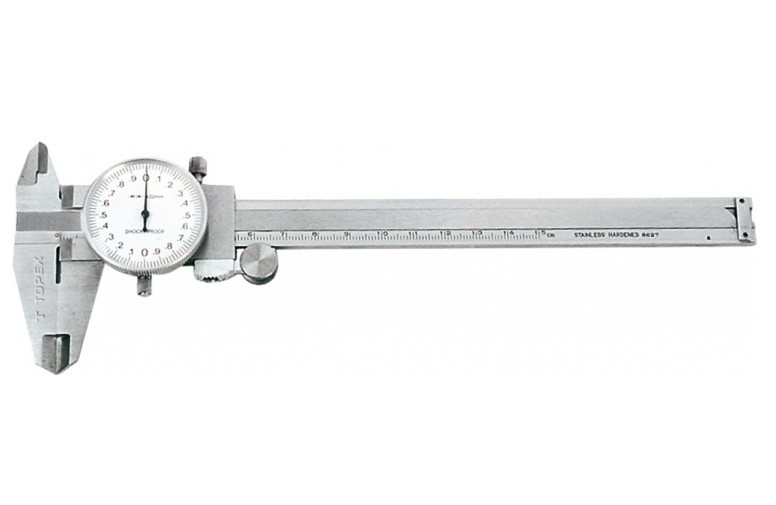 Штангенциркуль ручний Topex 31C627 150 мм з аналоговою індикацією результату