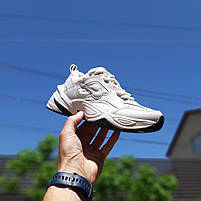 Жіночі кросівки молочні весна Nike M2K Tekno. Взуття жіноче модне на весну молочне Найк М2К Текно, фото 3