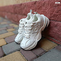 Жіночі кросівки молочні весна Nike M2K Tekno. Взуття жіноче модне на весну молочне Найк М2К Текно, фото 8