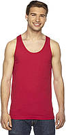 X-Small Red Майка из тонкого джерси American Apparel для мужчин