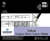 14X17 Canson Artist Series Vidalon Vellum Paper, Foldover Pad, 9x12 дюймов, 50 листов (55 фунтов/90 г)