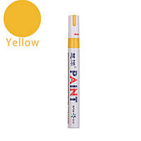 Маркер для колес (Желтый) карандаш для шин Авто/Мото PAINT нажимной / по резине для резины / маркер для шин
