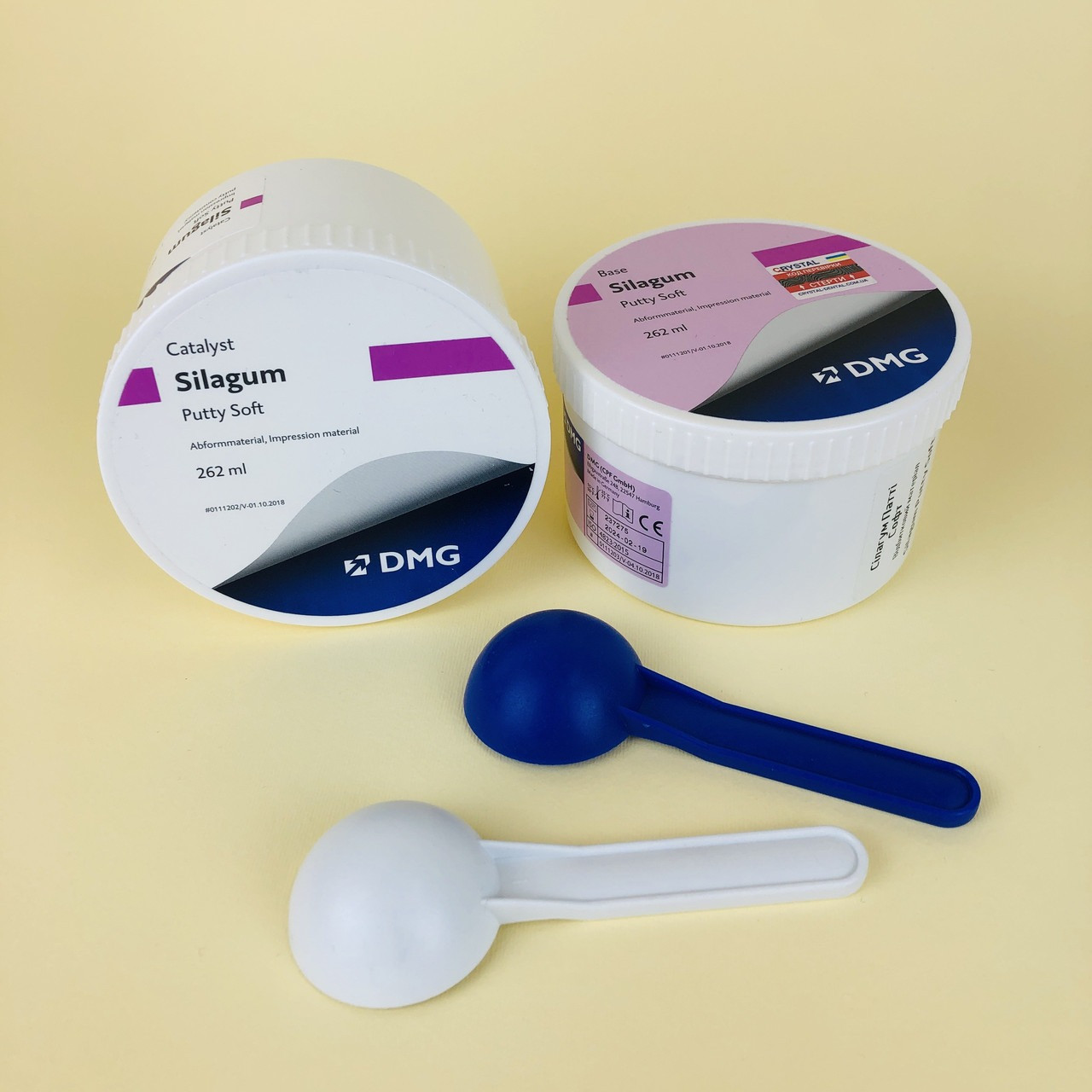 SILAGUM PUTTY SOFT, А-силіконовий матеріал для базових відбитків. DMG