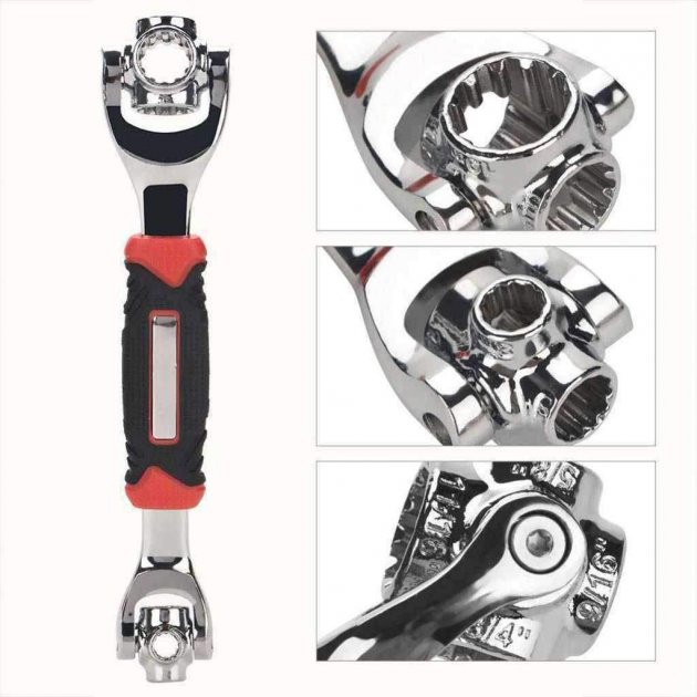 Універсальний ключ 48 в 1 Universal Tiger Wrench PRO 2428 new original Надміцний набір універсальних ключів, фото 1