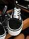 Жіночі Кеди Vans Old Skool Platform Black White 39-40, фото 2