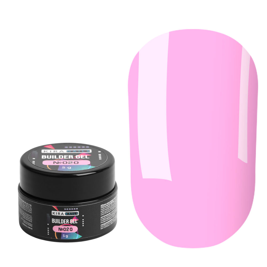 Гель для нігтів Kira Nails Builder Gel 020, 5 г