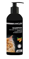 Unicum Шампунь для довгошерстих котів з мигдальним маслом 200 мл