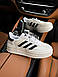 Жіночі Кросівки Adidas Gazelle Bold White Black 38-39-40, фото 3