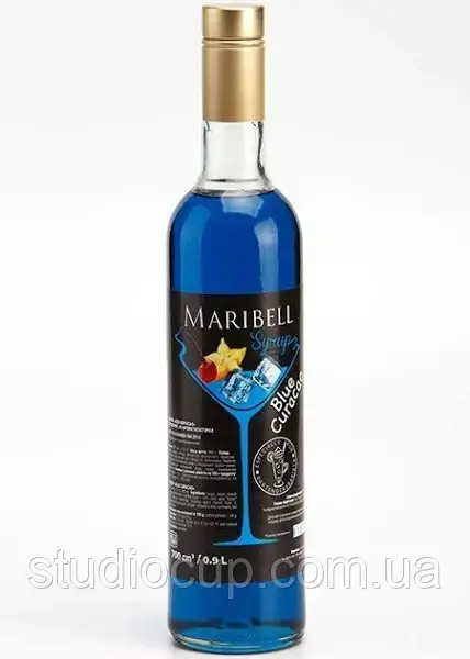 Сироп коктейльний Maribell Блю кюрасао 700 мл.