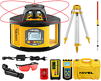 Нивелир лазерный ротационный Nivel System NL540 + приемник цифровой + штатив + рейка 2.4м лазерный уровень