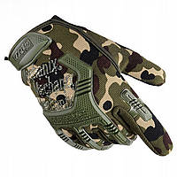 Рукавиці військові тактичні нейлонові Mechanix Mpact Мультикам L/XL