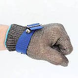 Рукавичка кольчужна з неіржавкої сталі Chainmail glove розмір L, фото 2