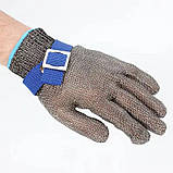 Рукавичка кольчужна з неіржавкої сталі Chainmail glove розмір L, фото 3