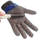 Рукавичка кольчужна з неіржавкої сталі Chainmail glove розмір L, фото 4