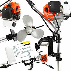 Човновий двотактний двигун 2T DONTO BOATS DEMON, 3,8-3,9 к.с. підвісний