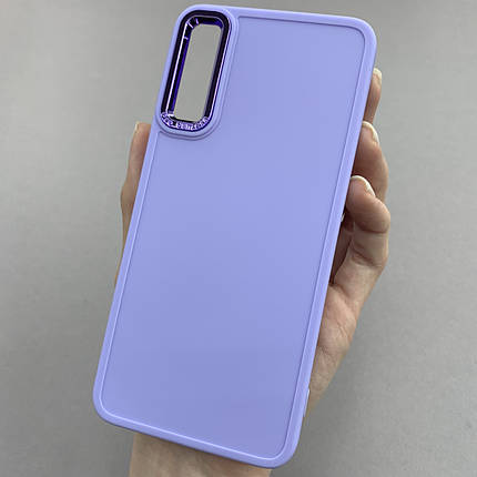 Чохол для Samsung Galaxy A50s матовий чохол з окантовкою на телефон самсунг а50с бузковий o9l, фото 1