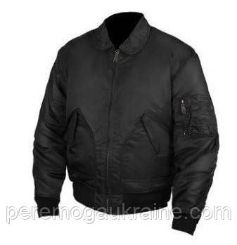 Бомбер тактичний Us Basic Cwu Flight Jacket Чорний Mil-Tec Куртка Розмір M 10404502, фото 1