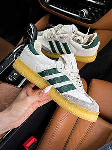 Чоловічі Кросівки Adidas Samba White Green 41-42-43-44